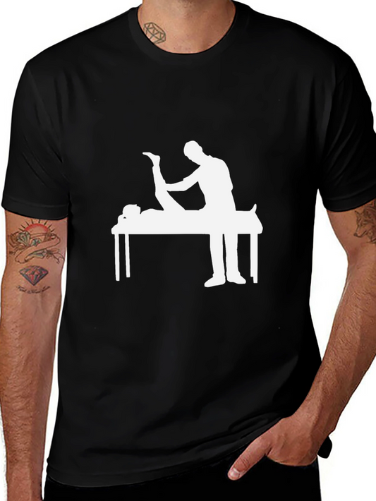 Chiropractor Graphic T-Shirt - Black Cotton Tee