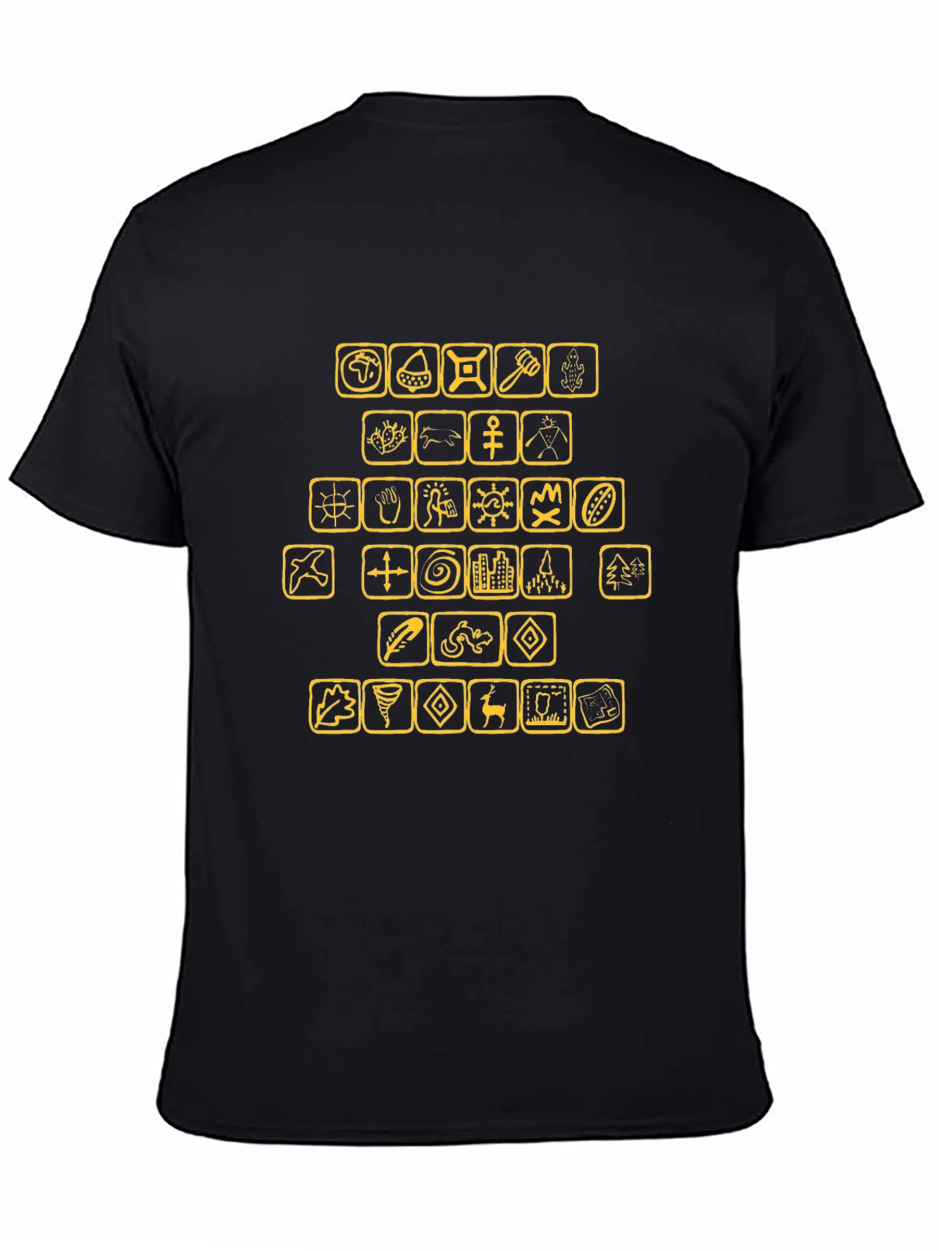 Graphic T-Shirt with Civilization Icons