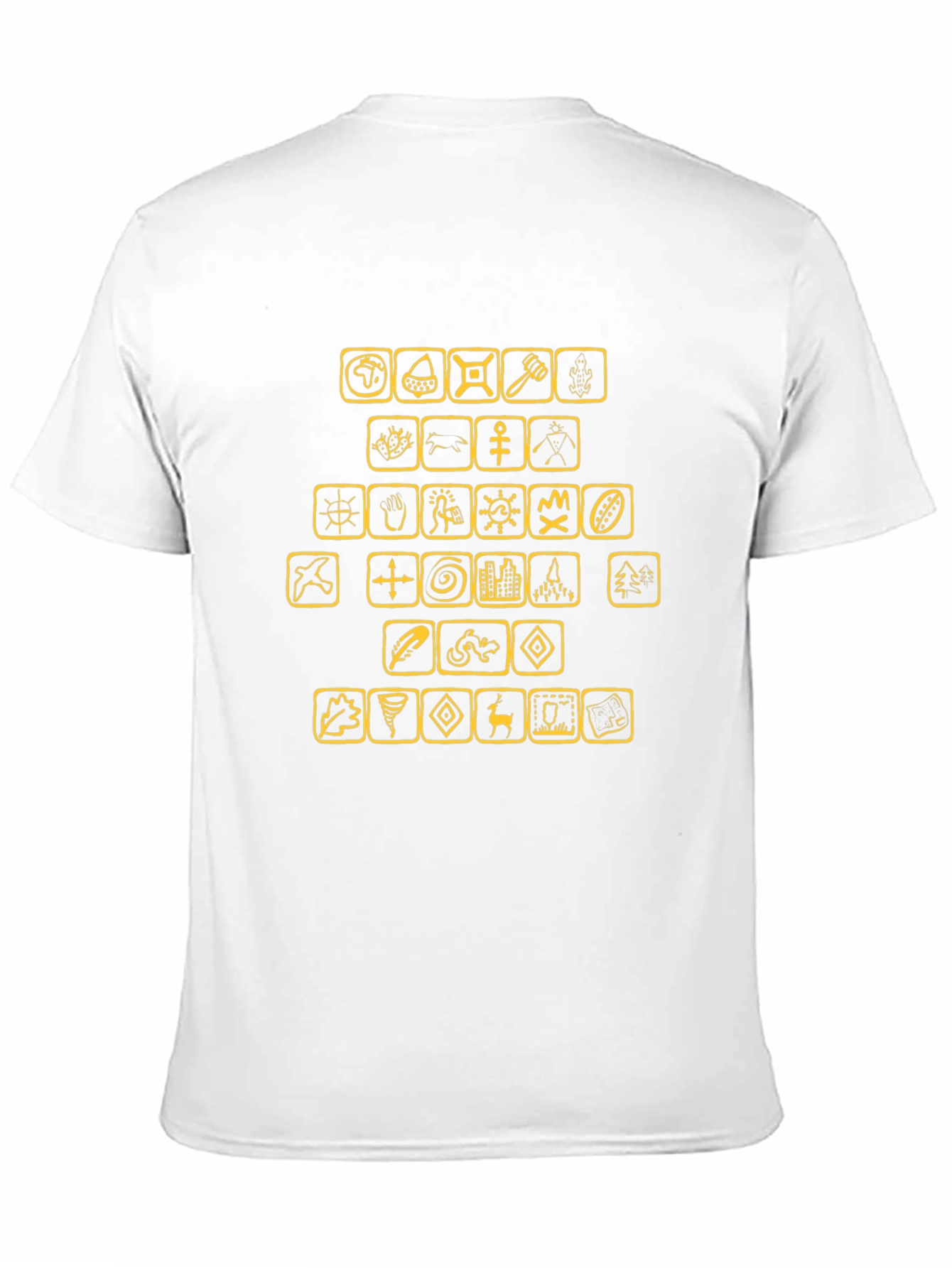 Graphic T-Shirt with Civilization Icons