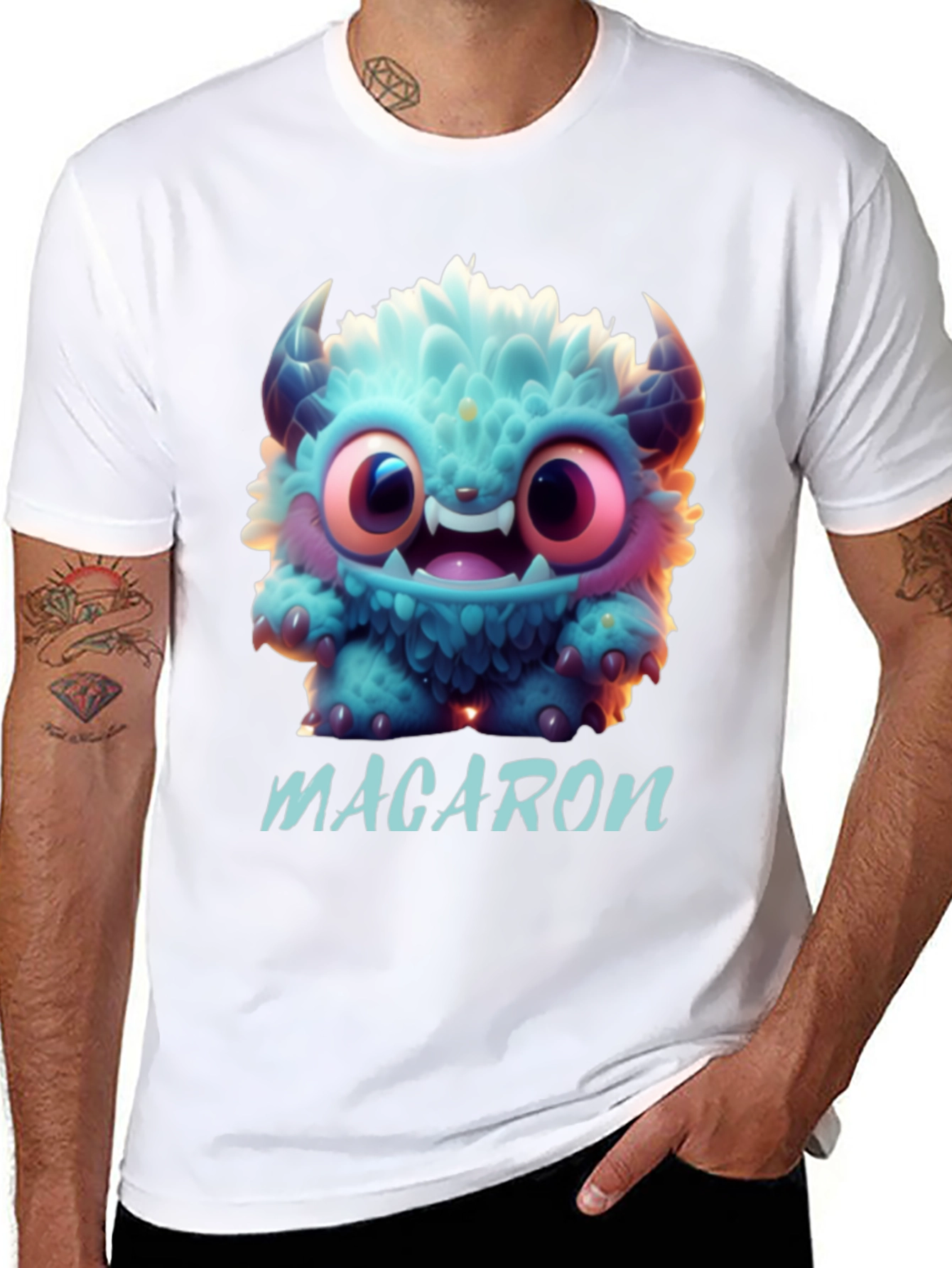 Macaron Monster Graphic Tee