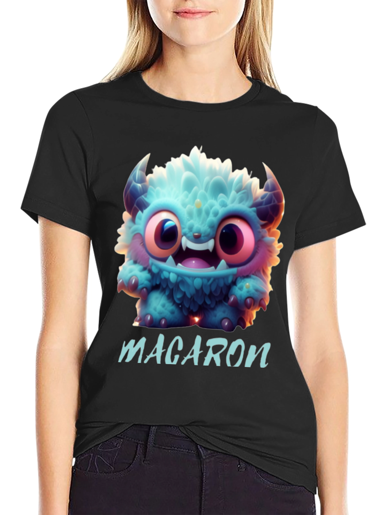Macaron Monster Graphic Tee