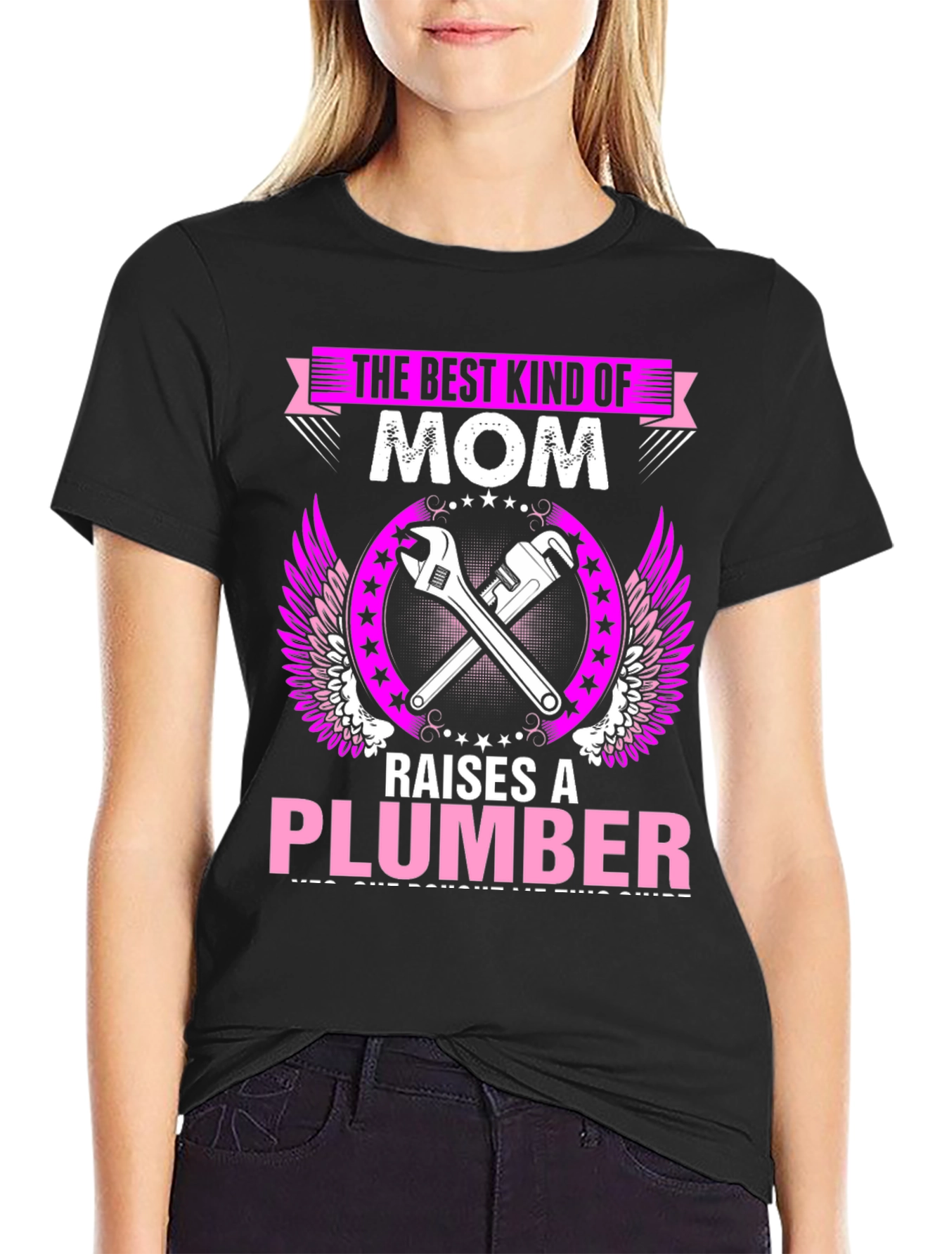 Best Mom Plumber Graphic T-Shirt