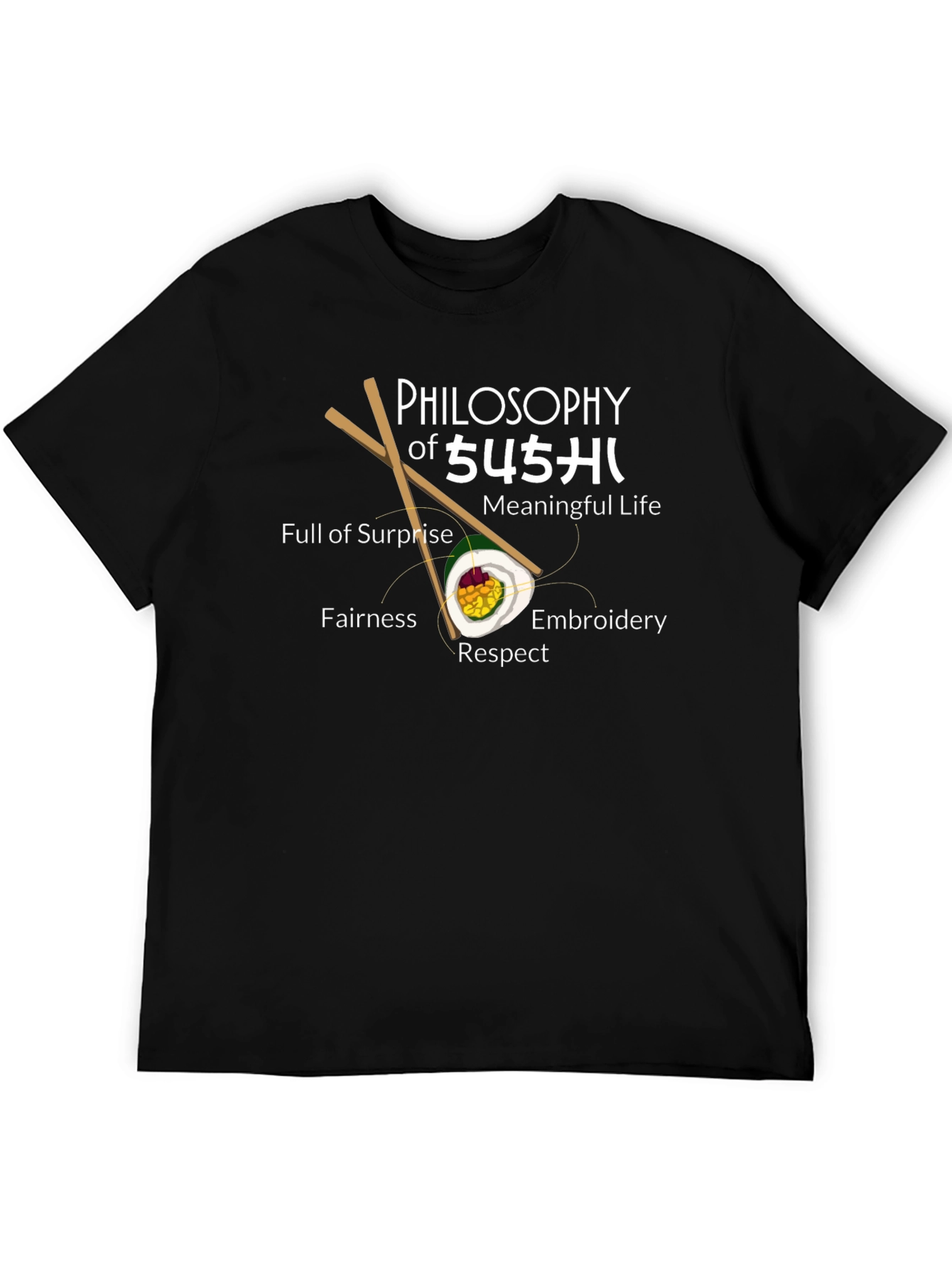 Philosophy of Sushi Graphic T-Shirt
