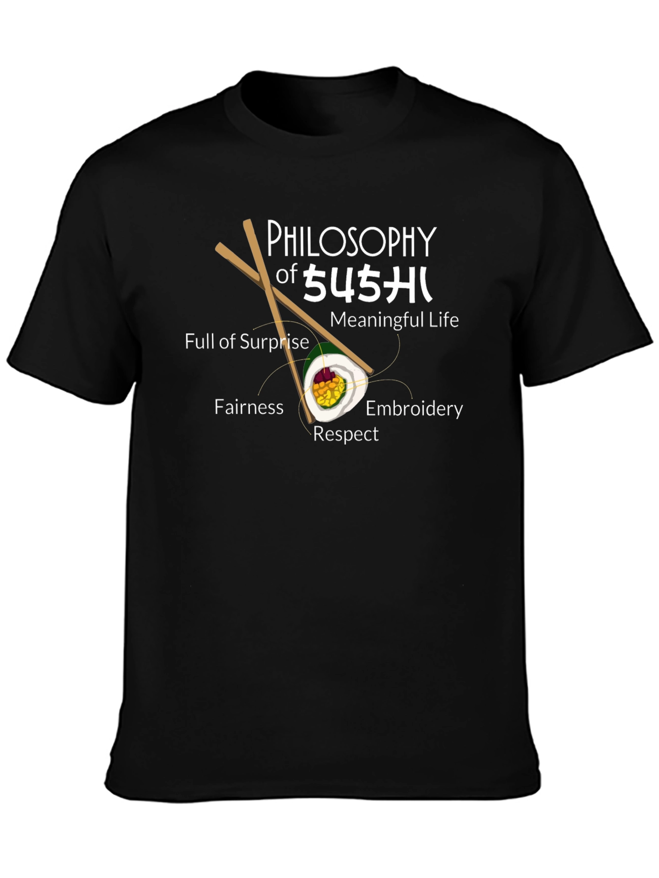 Philosophy of Sushi Graphic T-Shirt