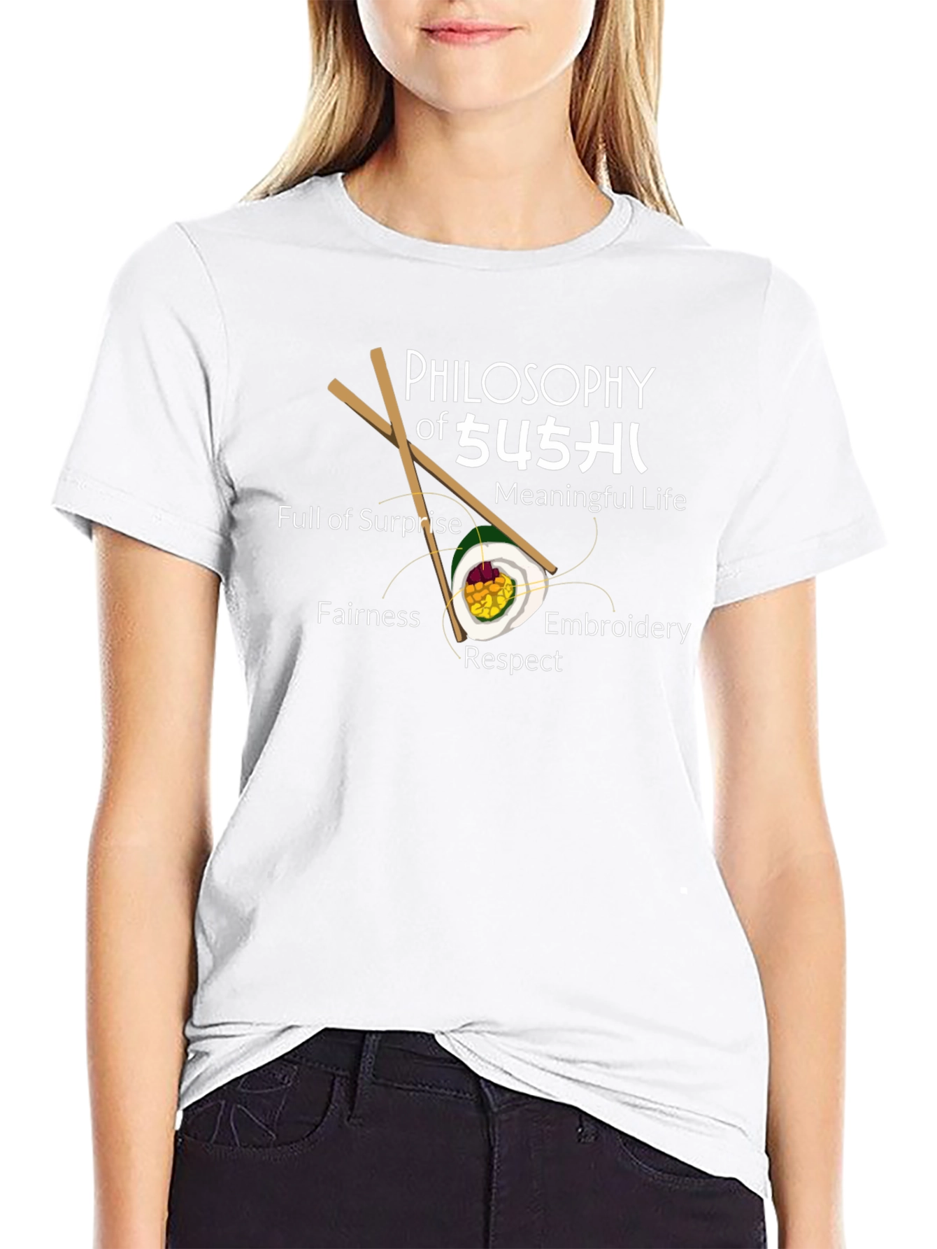 Philosophy of Sushi Graphic T-Shirt