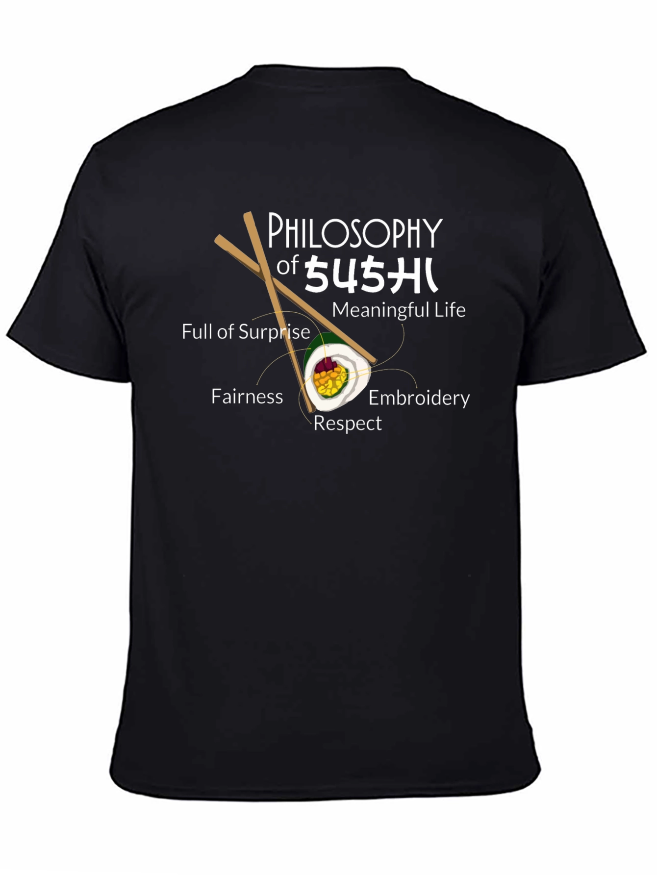 Philosophy of Sushi Graphic T-Shirt
