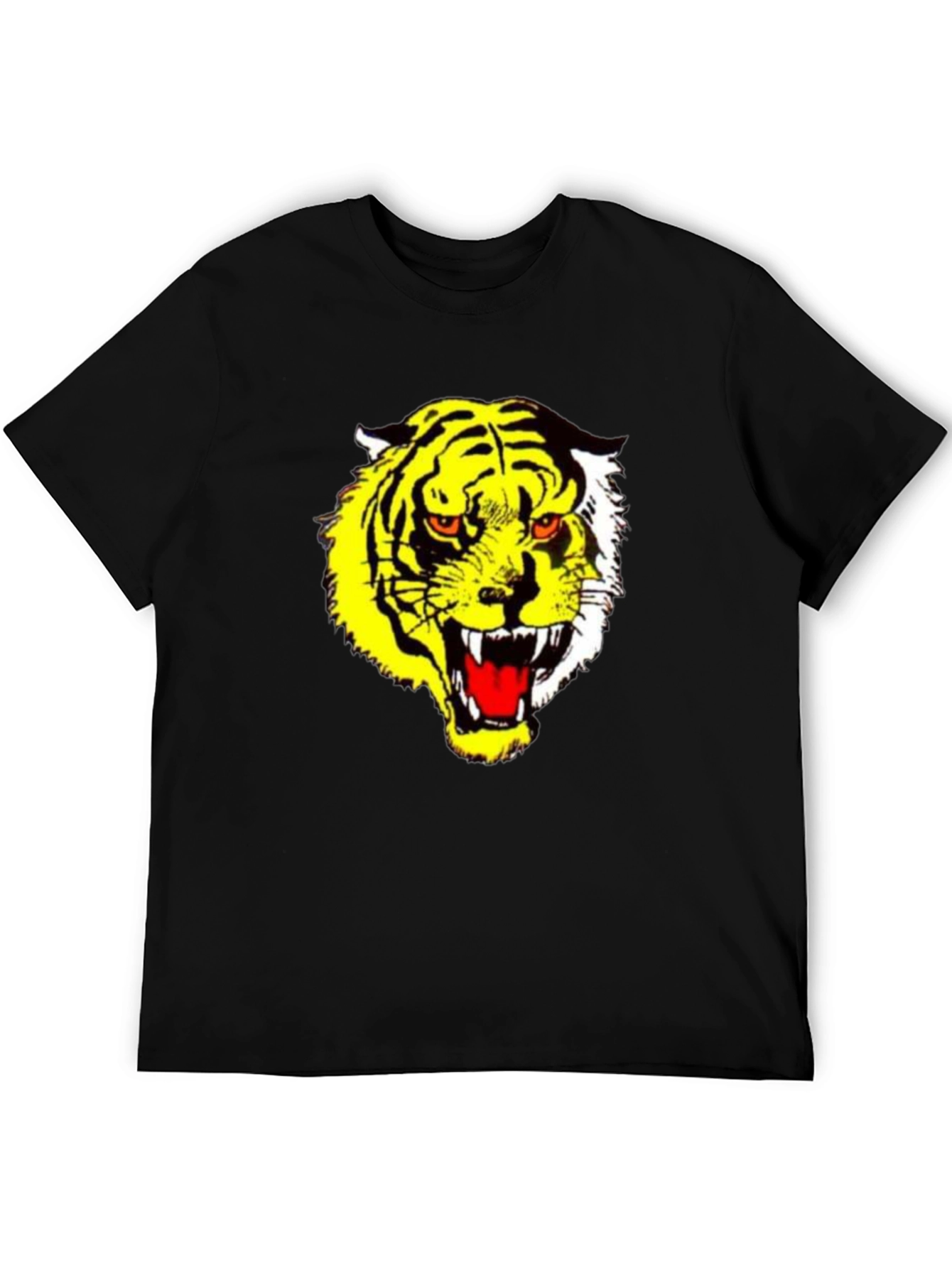 Tiger Graphic Tee - Bold Black T-Shirt