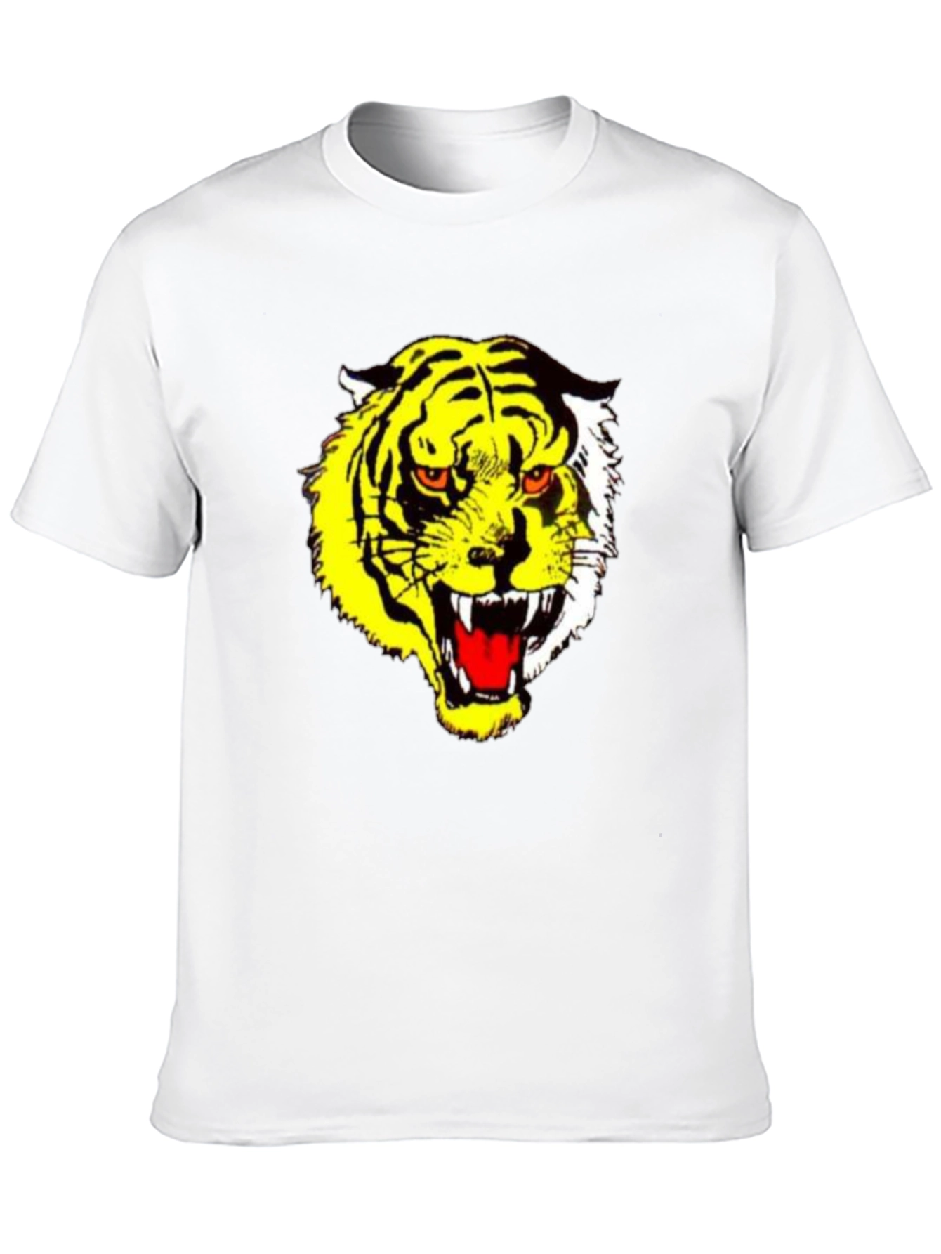 Tiger Graphic Tee - Bold Black T-Shirt