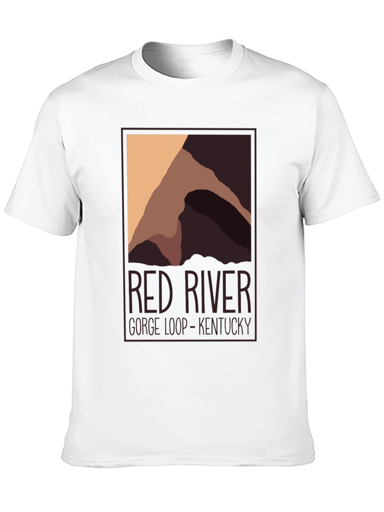 Red River Gorge Kentucky Graphic Tee - Black