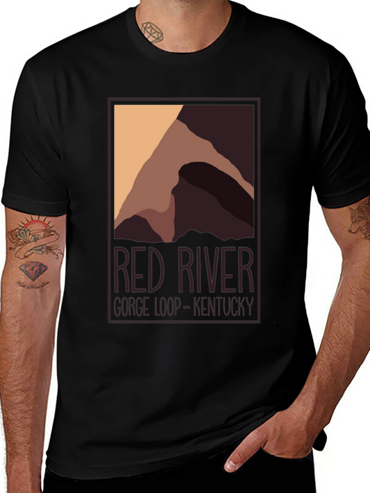 Red River Gorge Kentucky Graphic Tee - Black