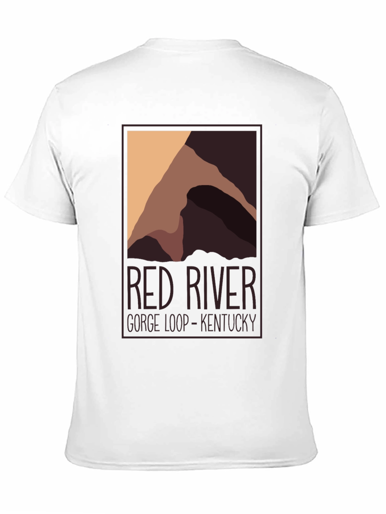 Red River Gorge Kentucky Graphic Tee - Black
