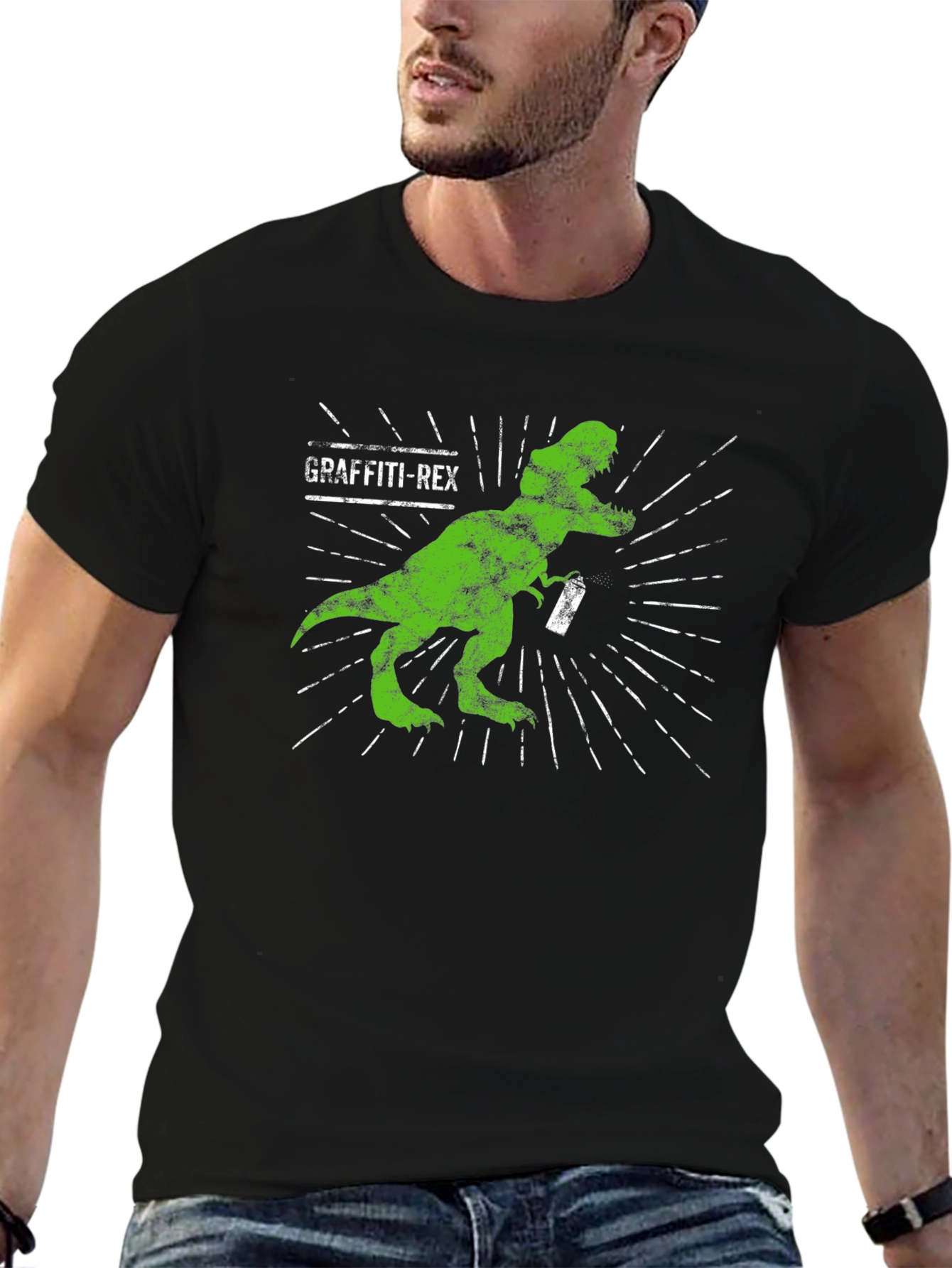 Graffiti Rex T-Shirt - Cool Dinosaur Design