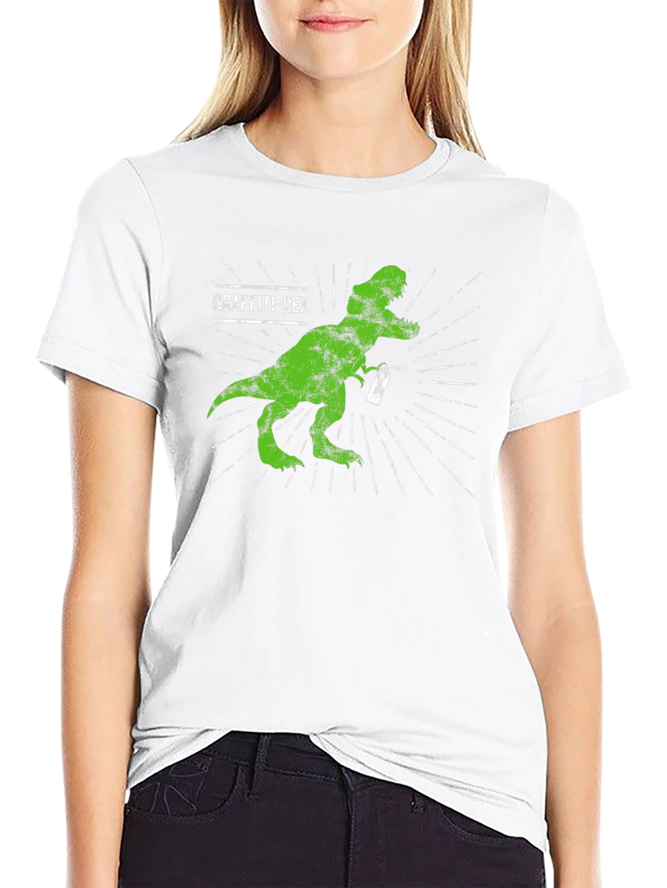 Graffiti Rex T-Shirt - Cool Dinosaur Design
