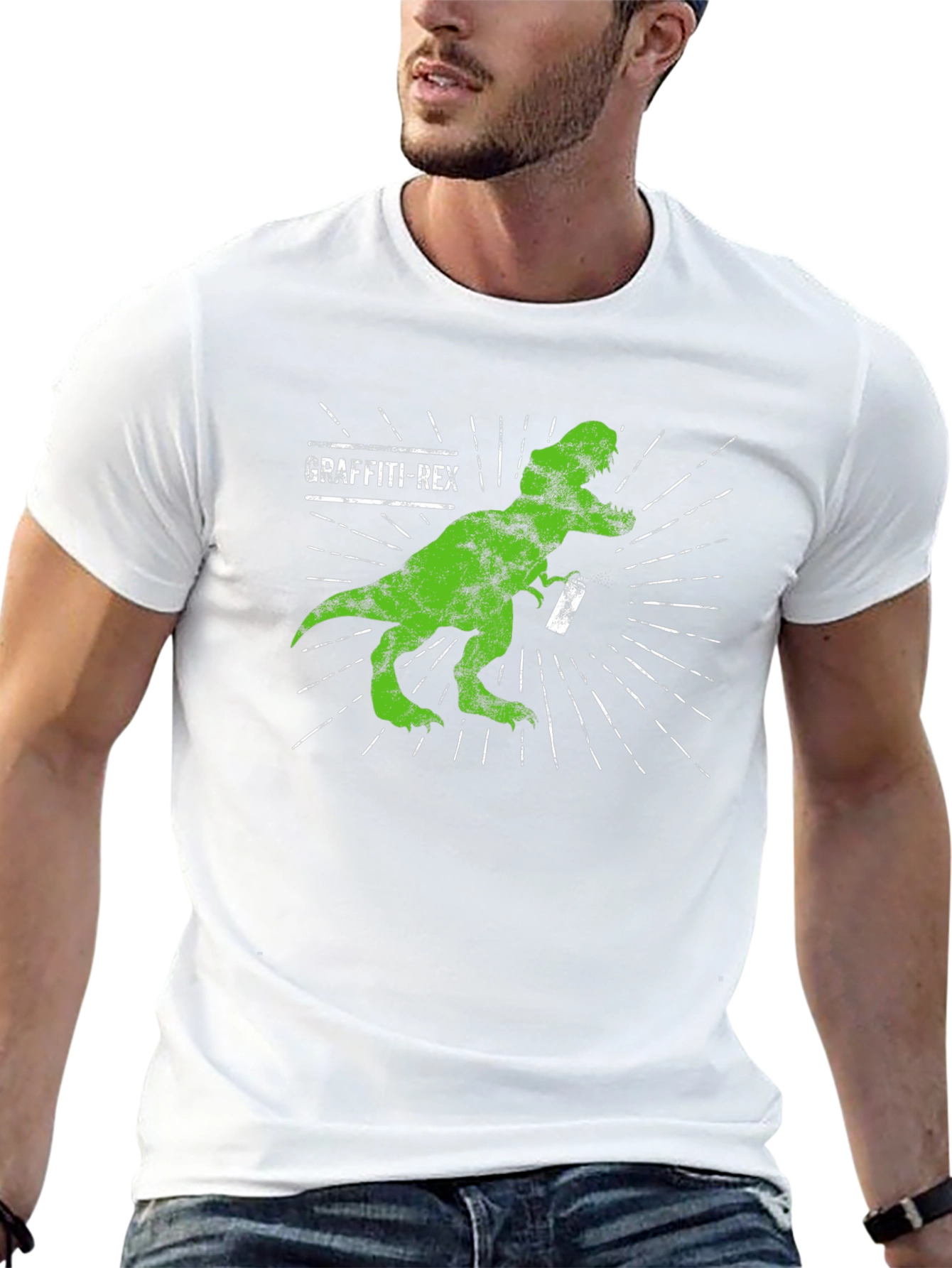 Graffiti Rex T-Shirt - Cool Dinosaur Design