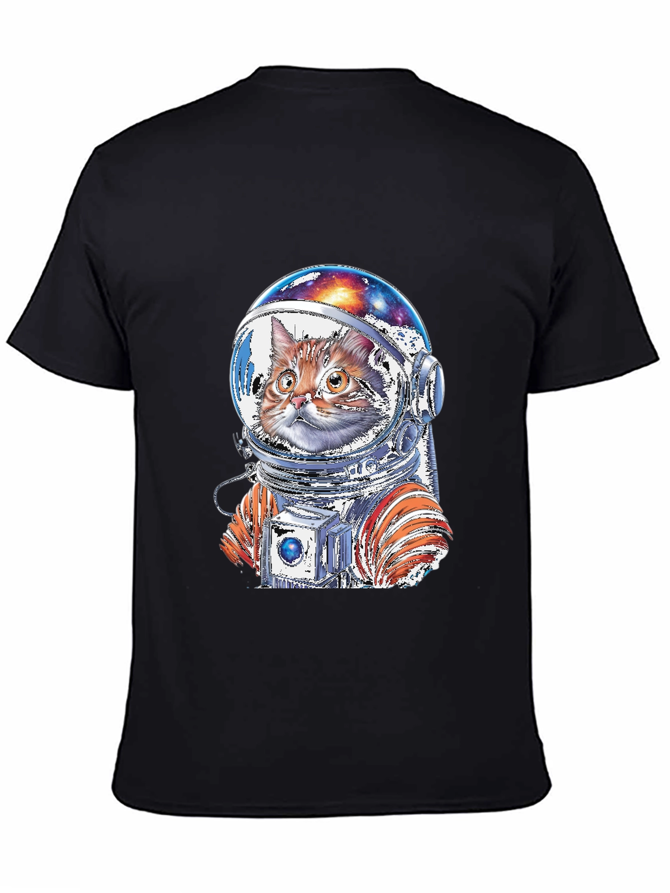Cat Astronaut Graphic T-Shirt - Space Adventure