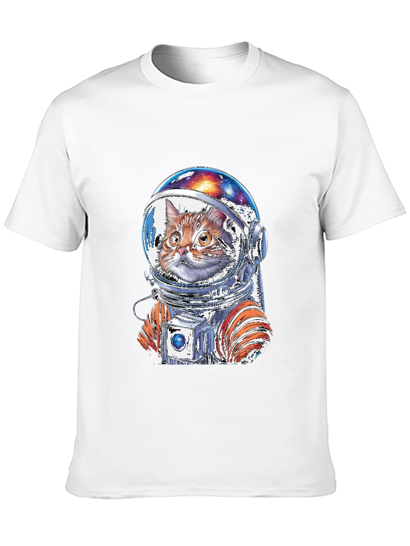 Cat Astronaut Graphic T-Shirt - Space Adventure