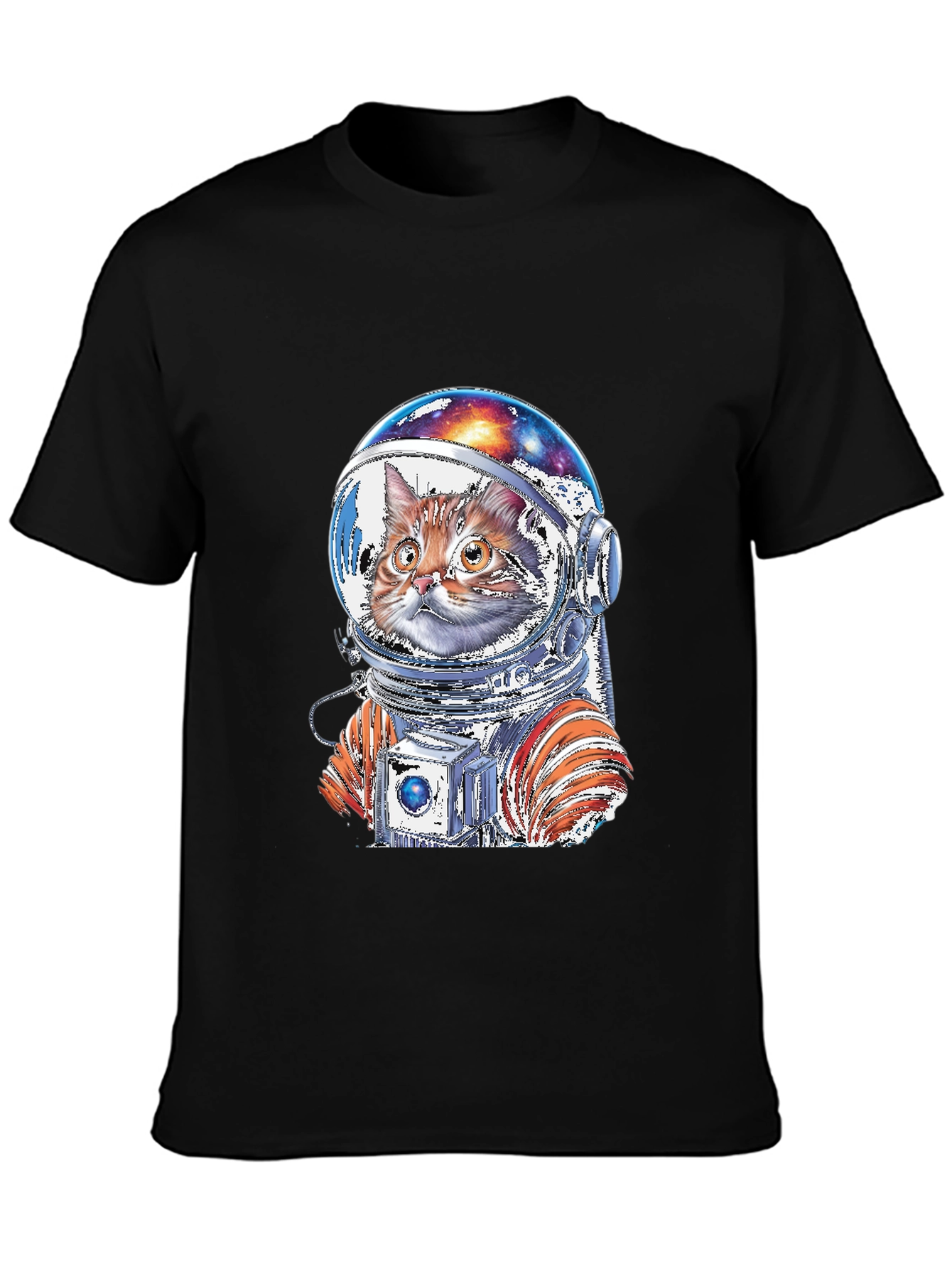 Cat Astronaut Graphic T-Shirt - Space Adventure
