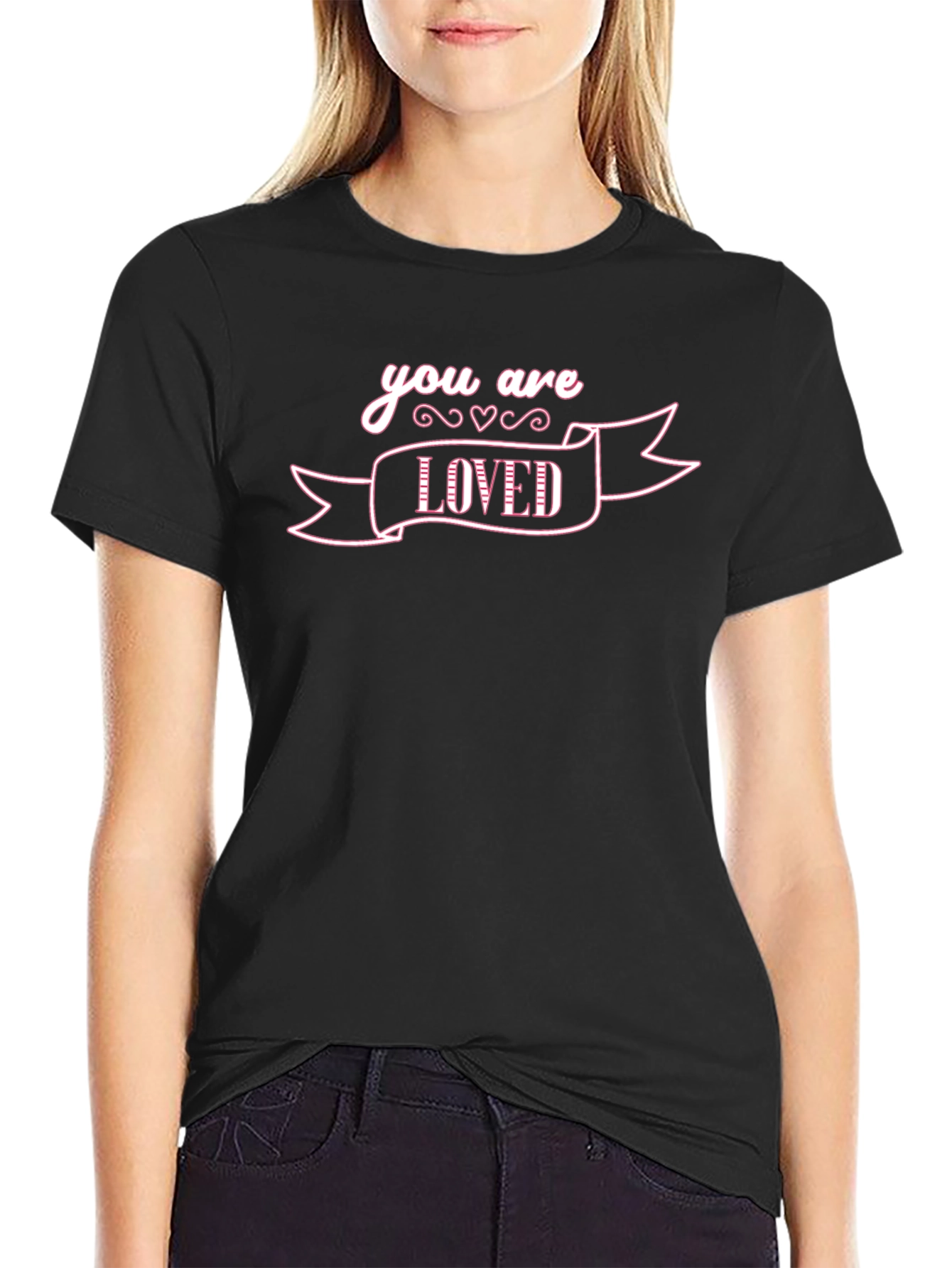 You Are Loved Graphic Tee - Soft Cotton Blend