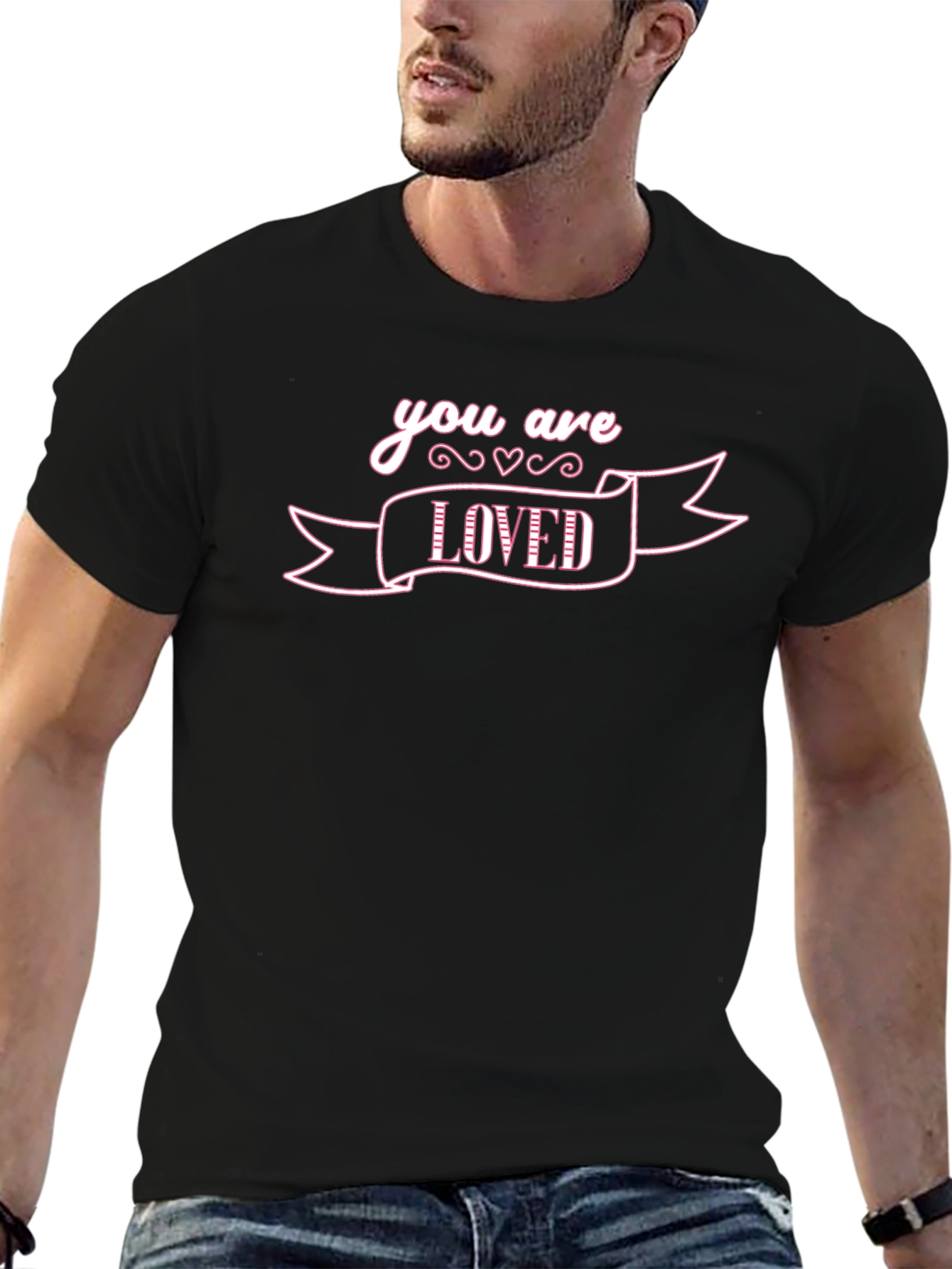 You Are Loved Graphic Tee - Soft Cotton Blend