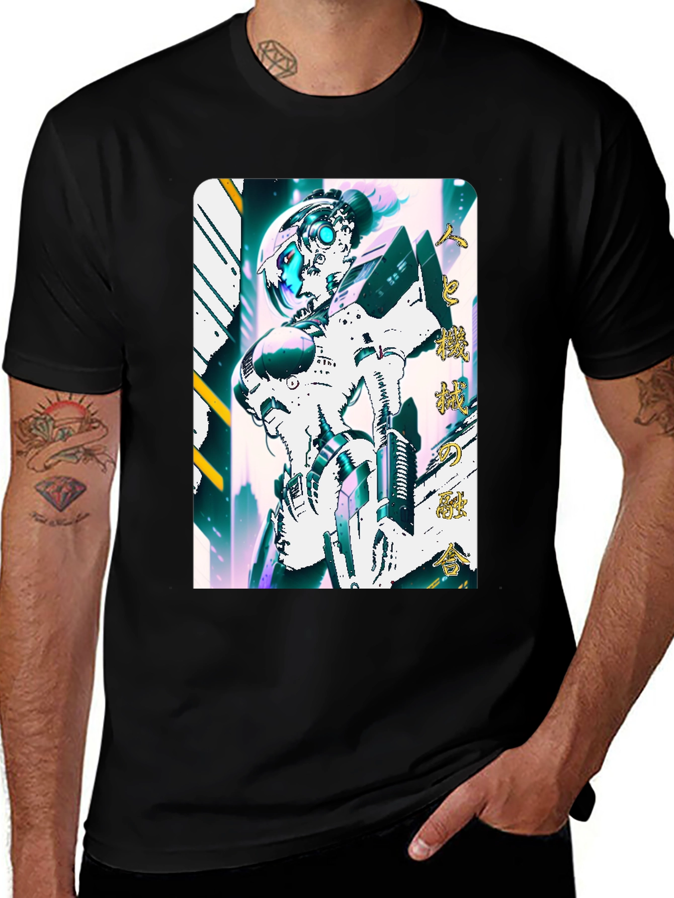 Cyberpunk Robot T-Shirt