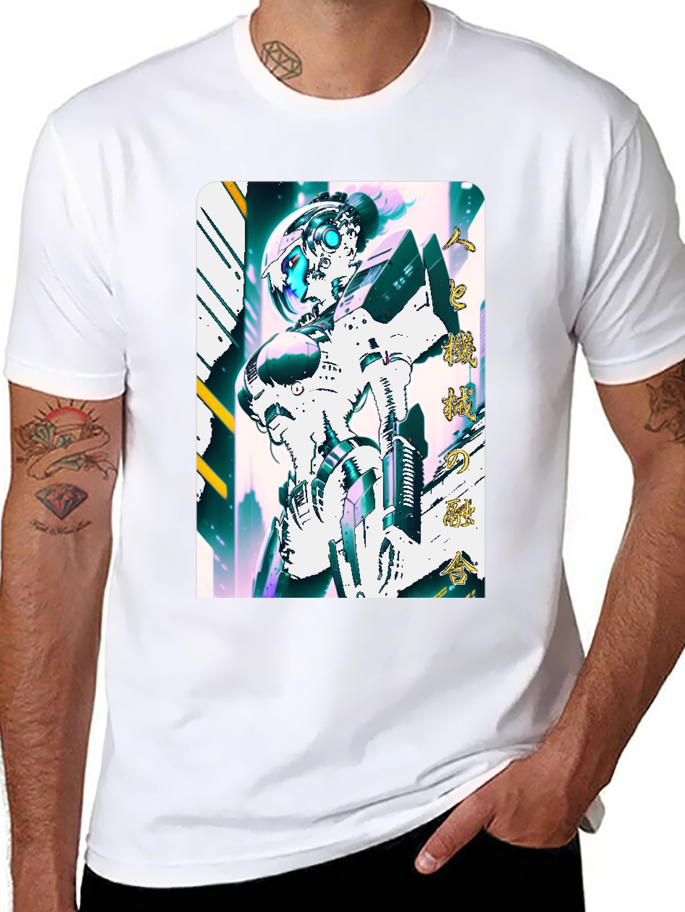 Cyberpunk Robot T-Shirt