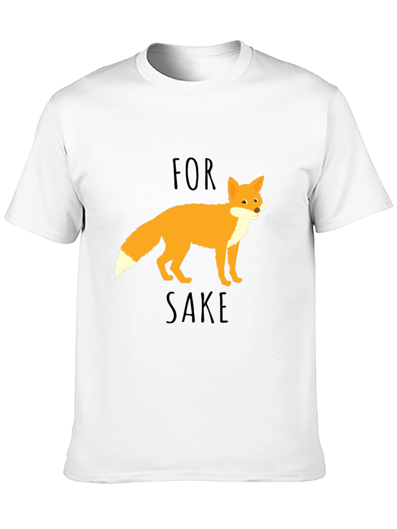For Fox Sake Graphic T-Shirt - Black
