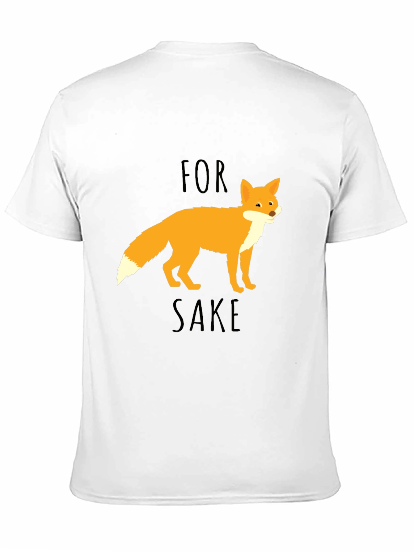 For Fox Sake Graphic T-Shirt - Black