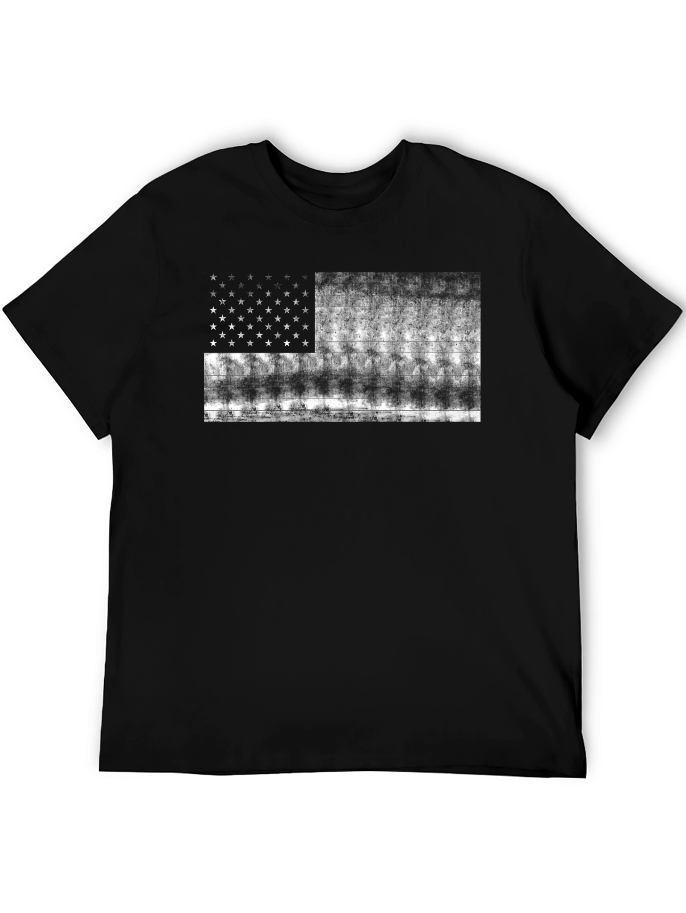 Distressed American Flag Graphic T-Shirt