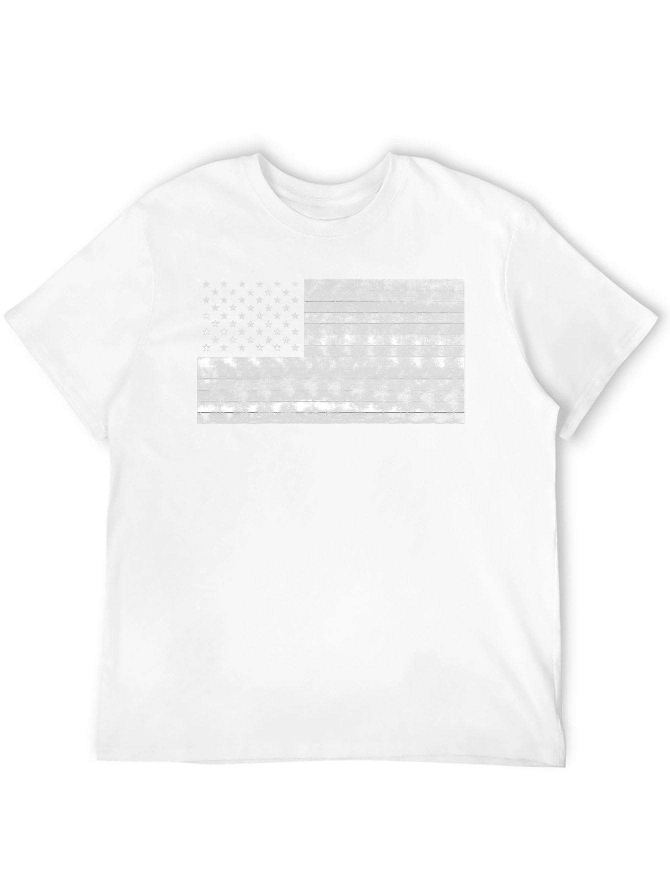 Distressed American Flag Graphic T-Shirt