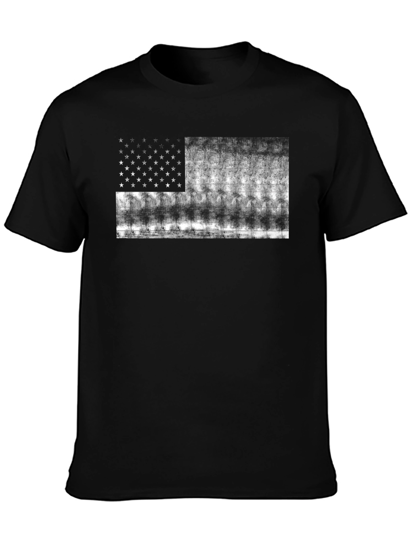 Distressed American Flag Graphic T-Shirt