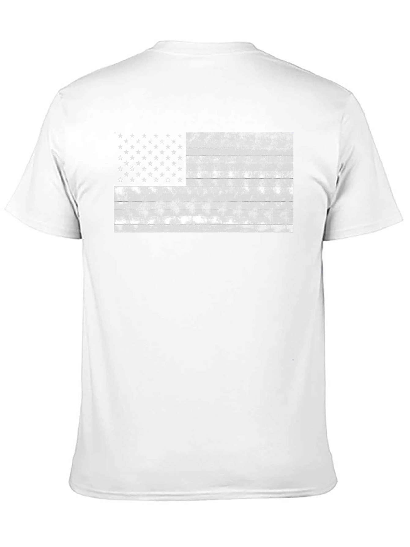 Distressed American Flag Graphic T-Shirt