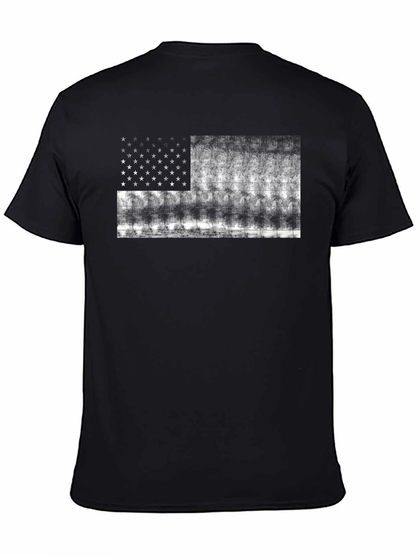 Distressed American Flag Graphic T-Shirt