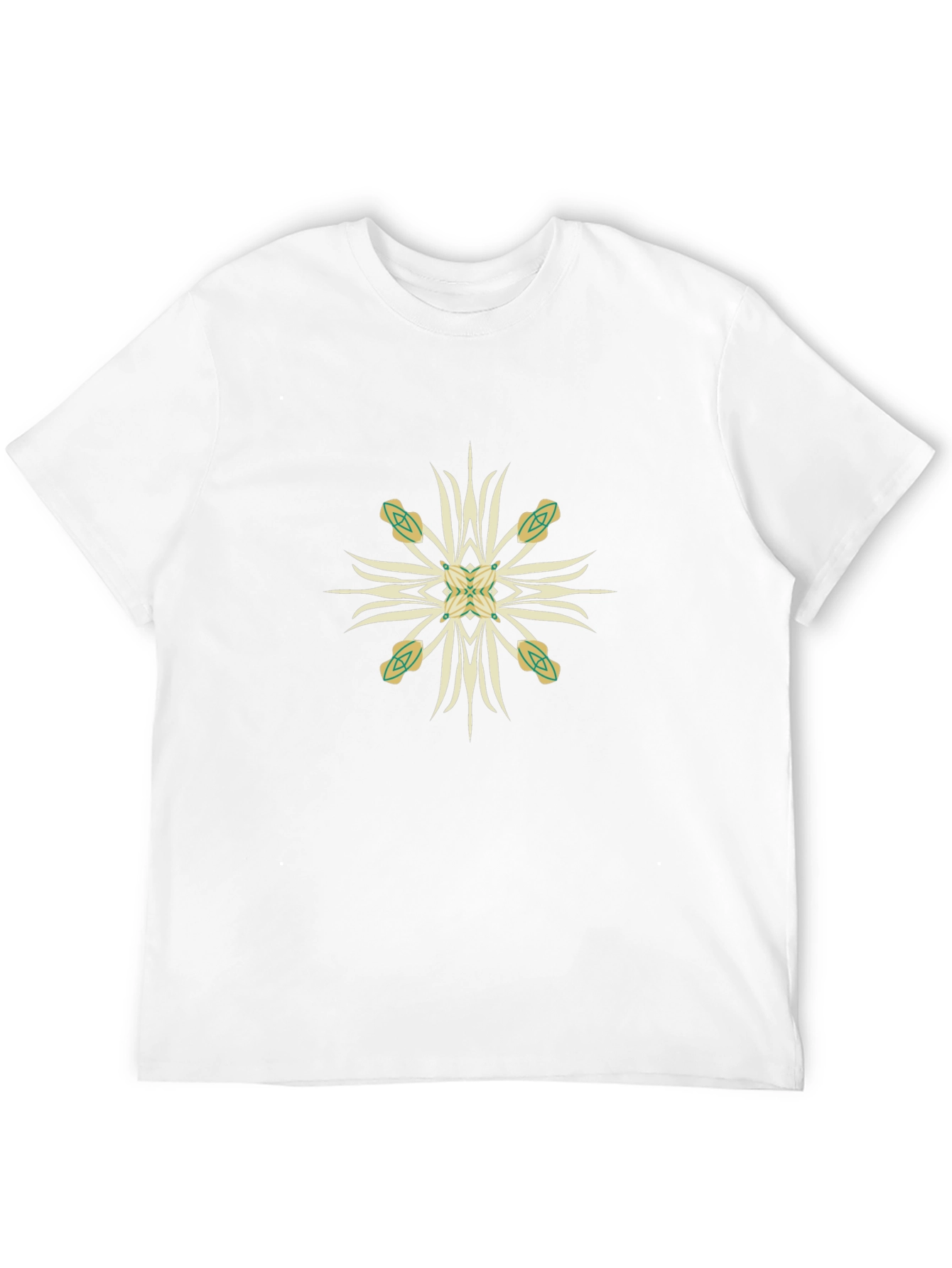 Abstract Graphic Print Black T-Shirt