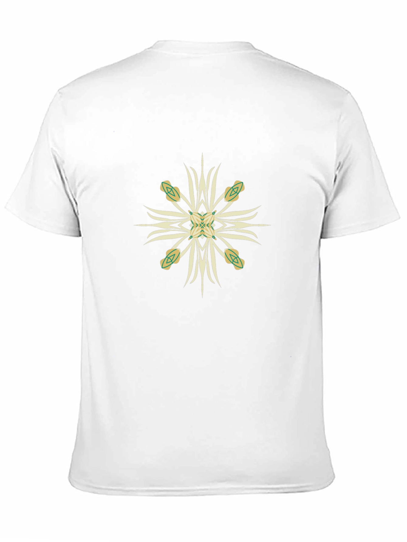 Abstract Graphic Print Black T-Shirt