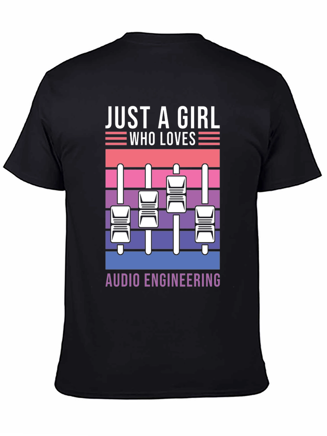 Just A Girl Who Loves Audio Engineering T-Shirt