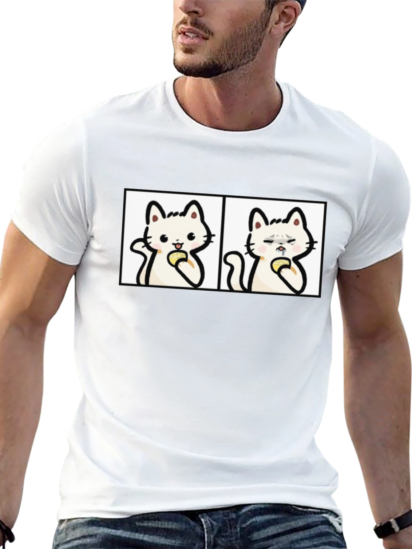 Funny Cat T-Shirt - Meme Graphic Tee