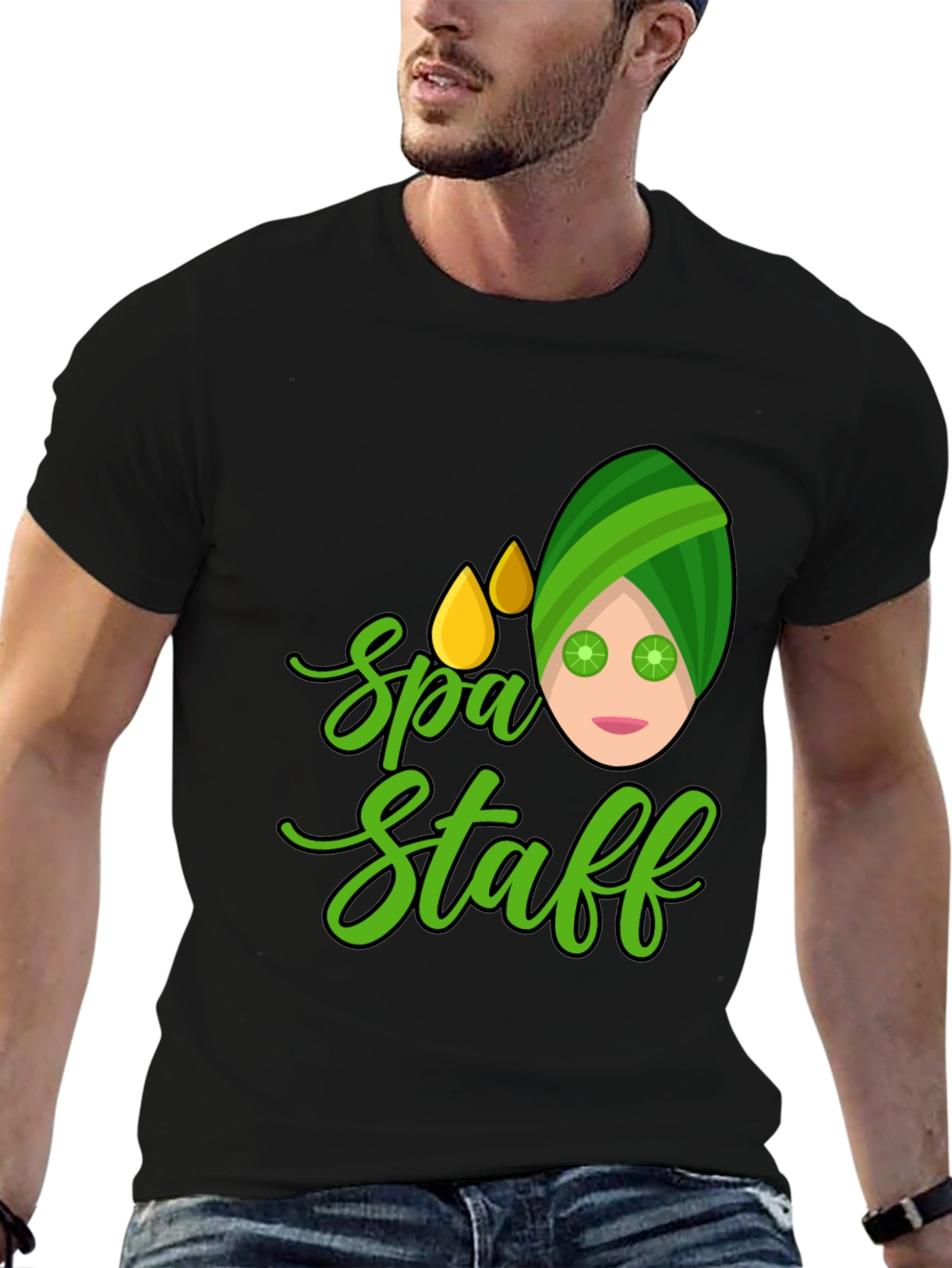 Spa Staff Graphic Tee - Relaxing & Fun!