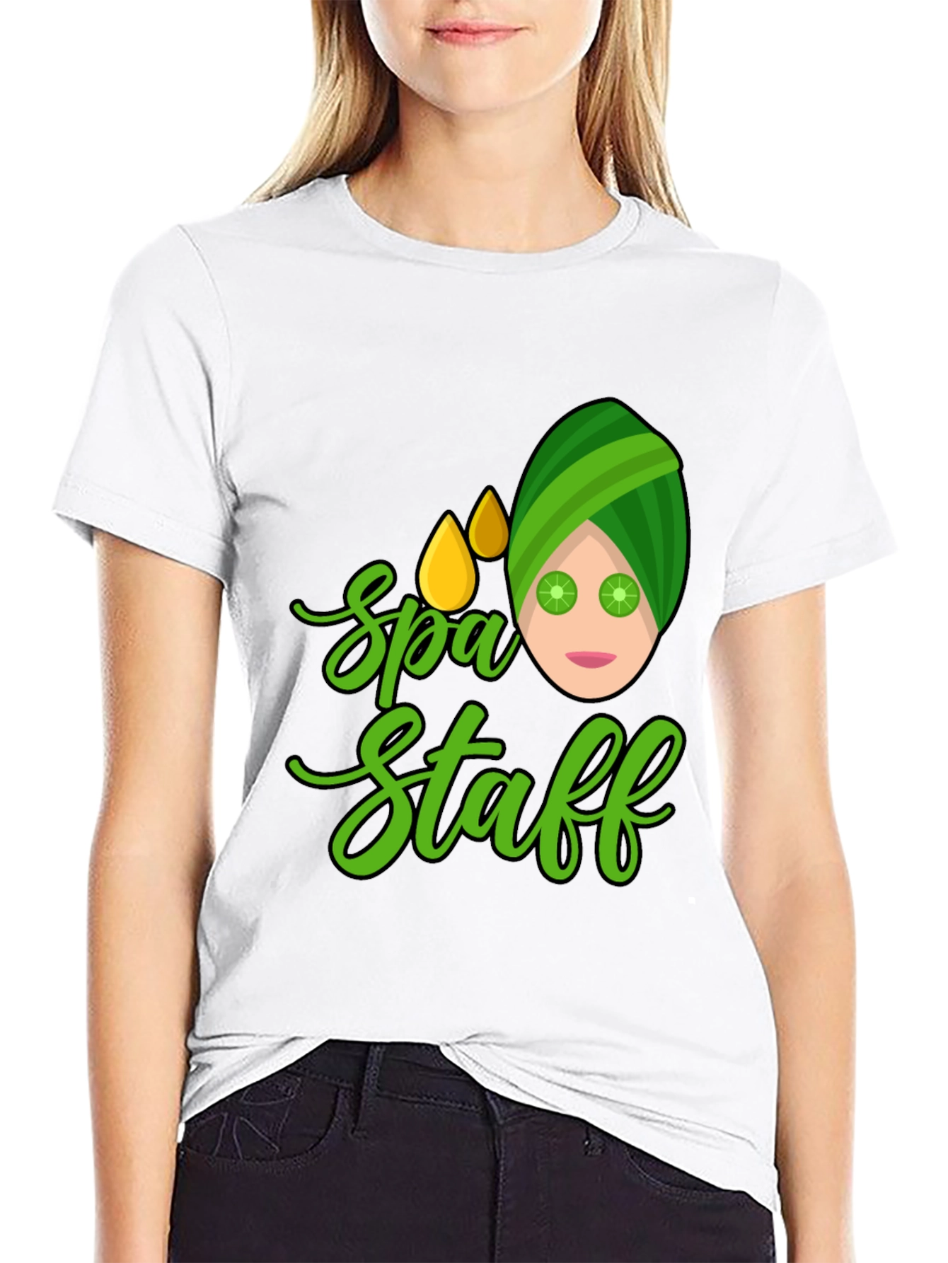 Spa Staff Graphic Tee - Relaxing & Fun!