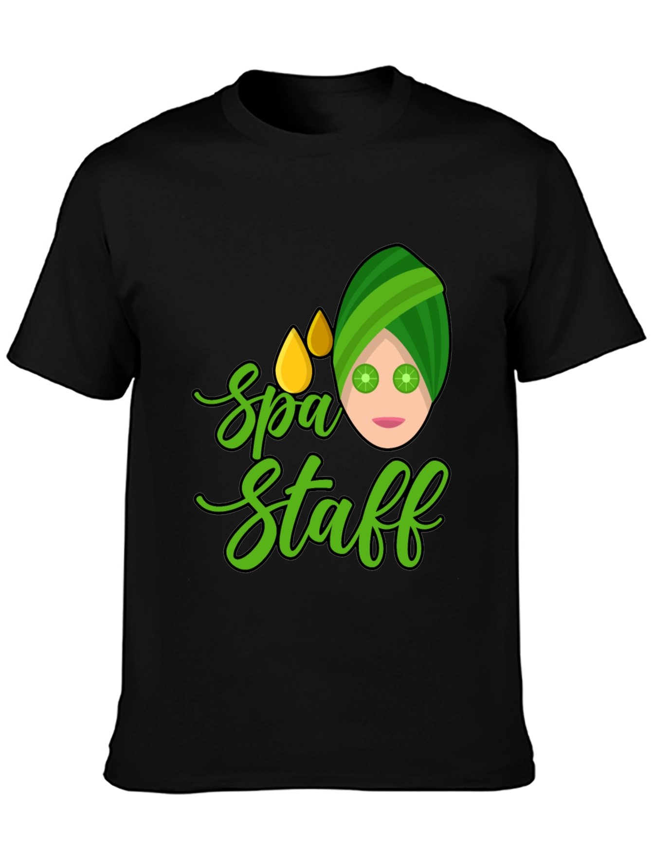 Spa Staff Graphic Tee - Relaxing & Fun!