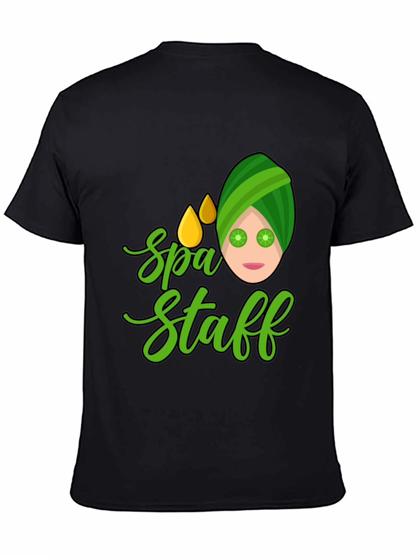 Spa Staff Graphic Tee - Relaxing & Fun!