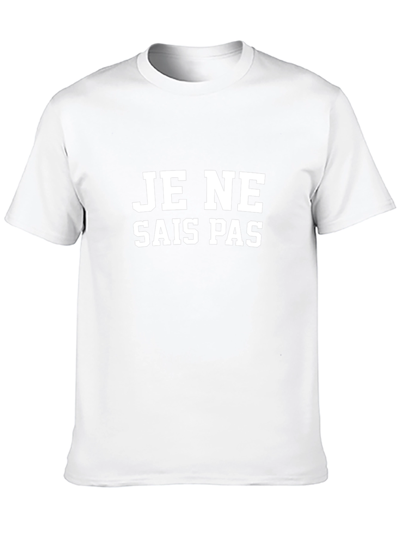 Je Ne Sais Pas T-Shirt - French Phrase Tee