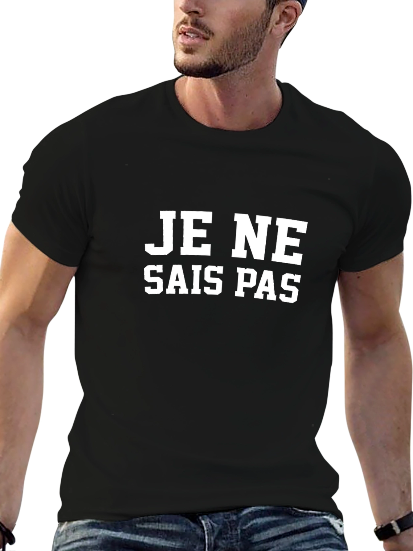 Je Ne Sais Pas T-Shirt - French Phrase Tee
