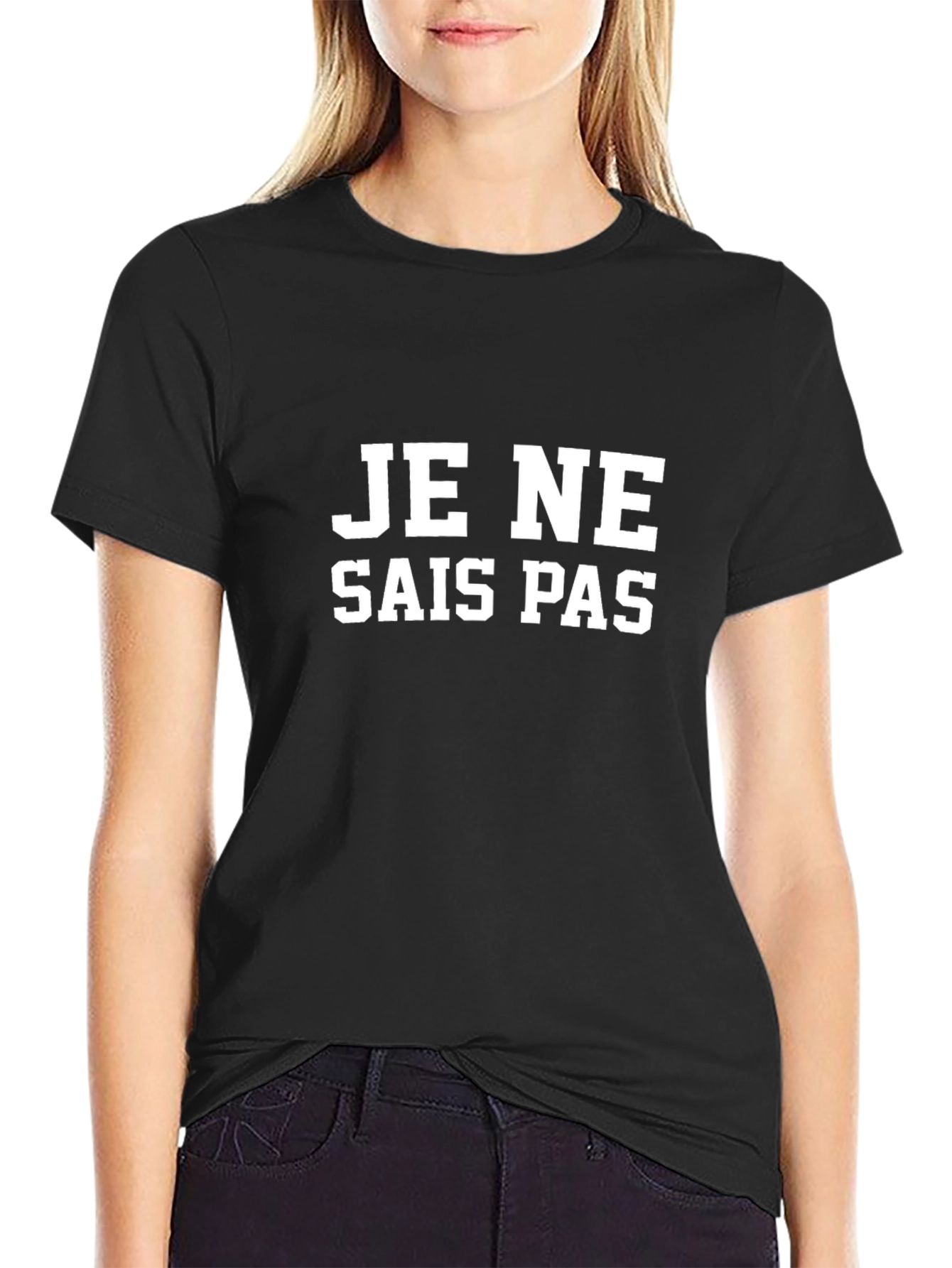 Je Ne Sais Pas T-Shirt - French Phrase Tee
