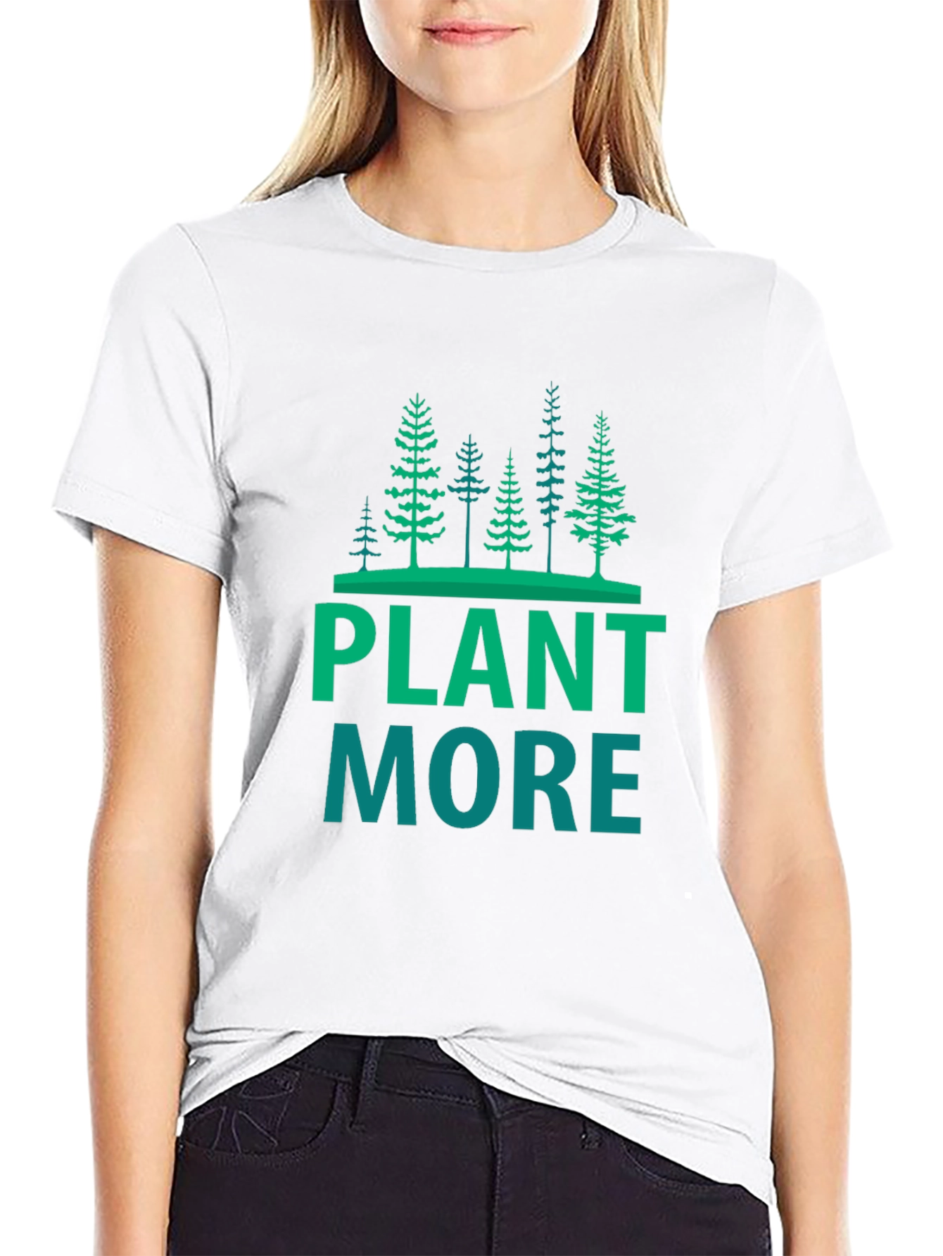 Plant More Trees Graphic Tee - Eco-Friendly