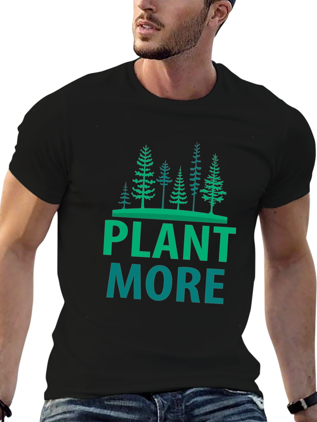 Plant More Trees Graphic Tee - Eco-Friendly