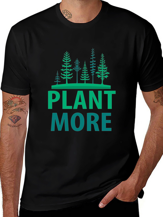 Plant More Trees Graphic Tee - Eco-Friendly