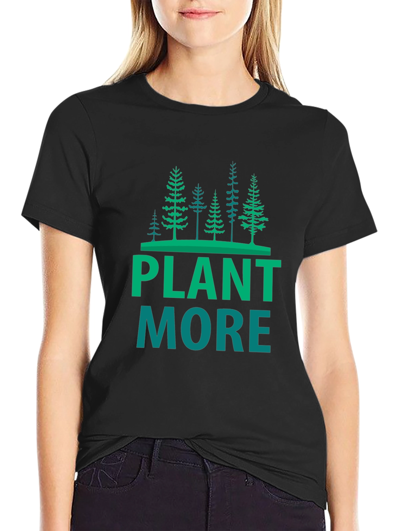 Plant More Trees Graphic Tee - Eco-Friendly