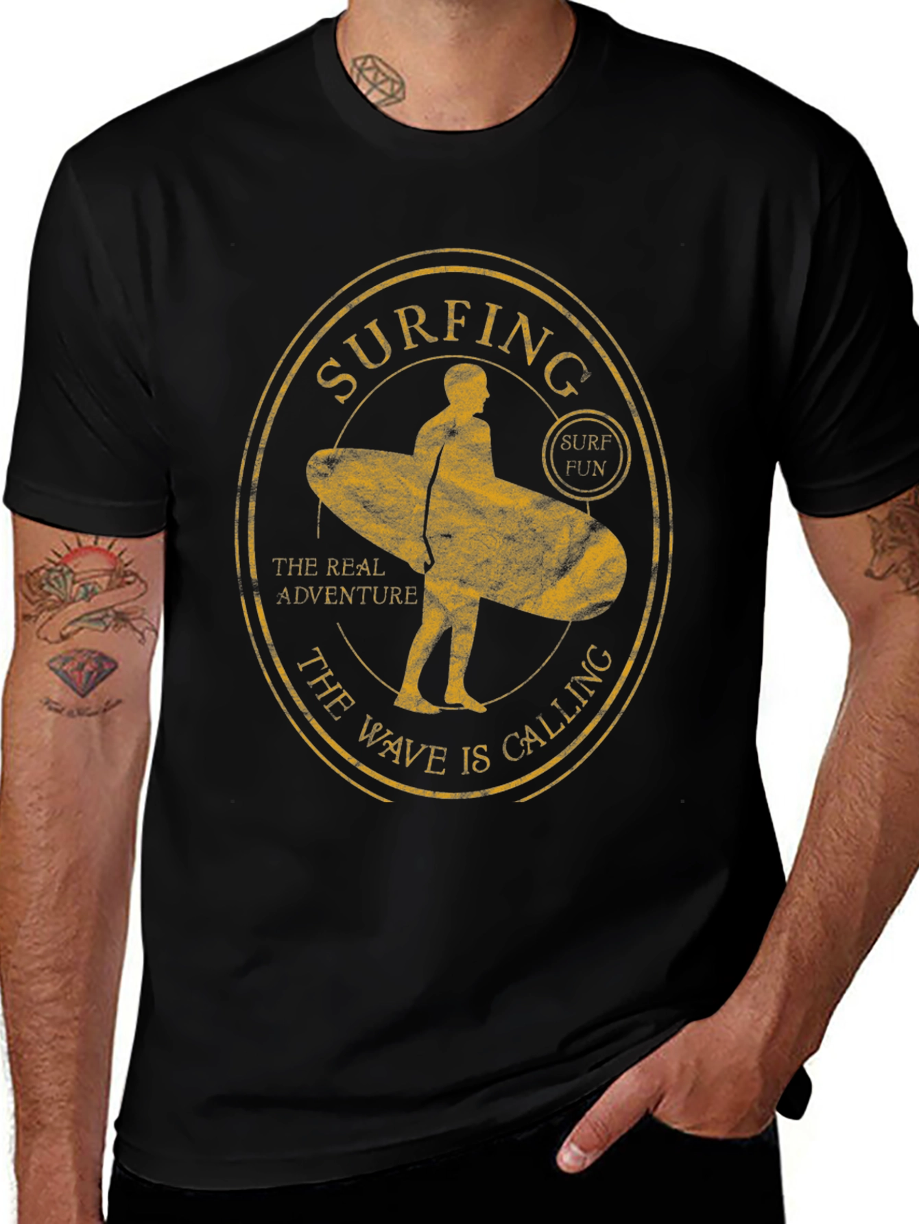 Surfing Adventure Tee - The Wave is Calling