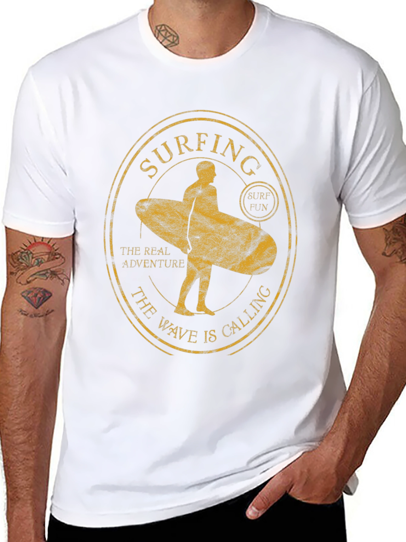 Surfing Adventure Tee - The Wave is Calling