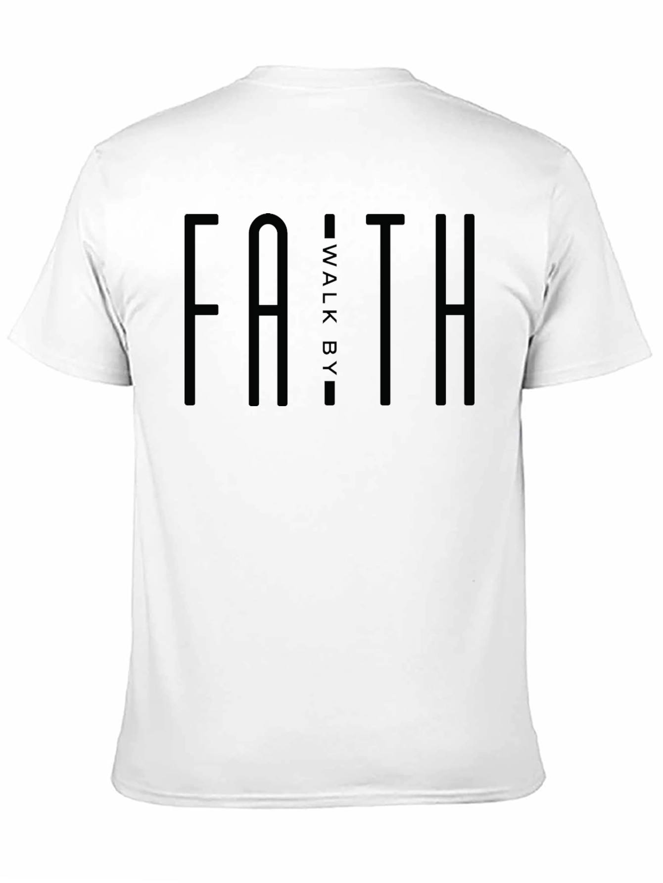 Faith Walk By T-Shirt - Christian Apparel